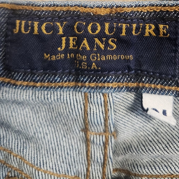 Juicy Couture dark wash denim jeans size 31 - Picture 2 of 8